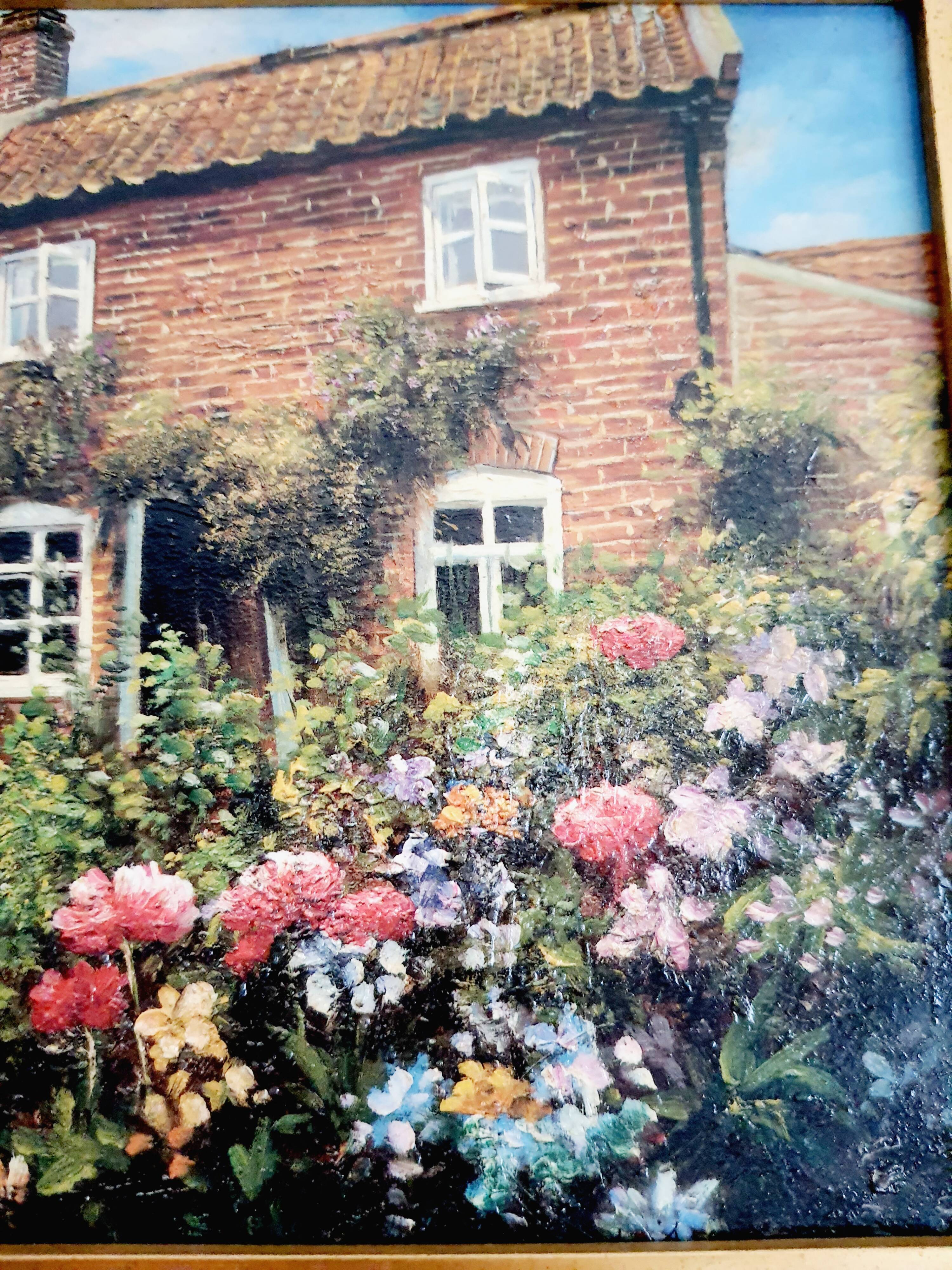 Oil on English house wood