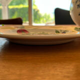Old earthenware plate Sarreguemines