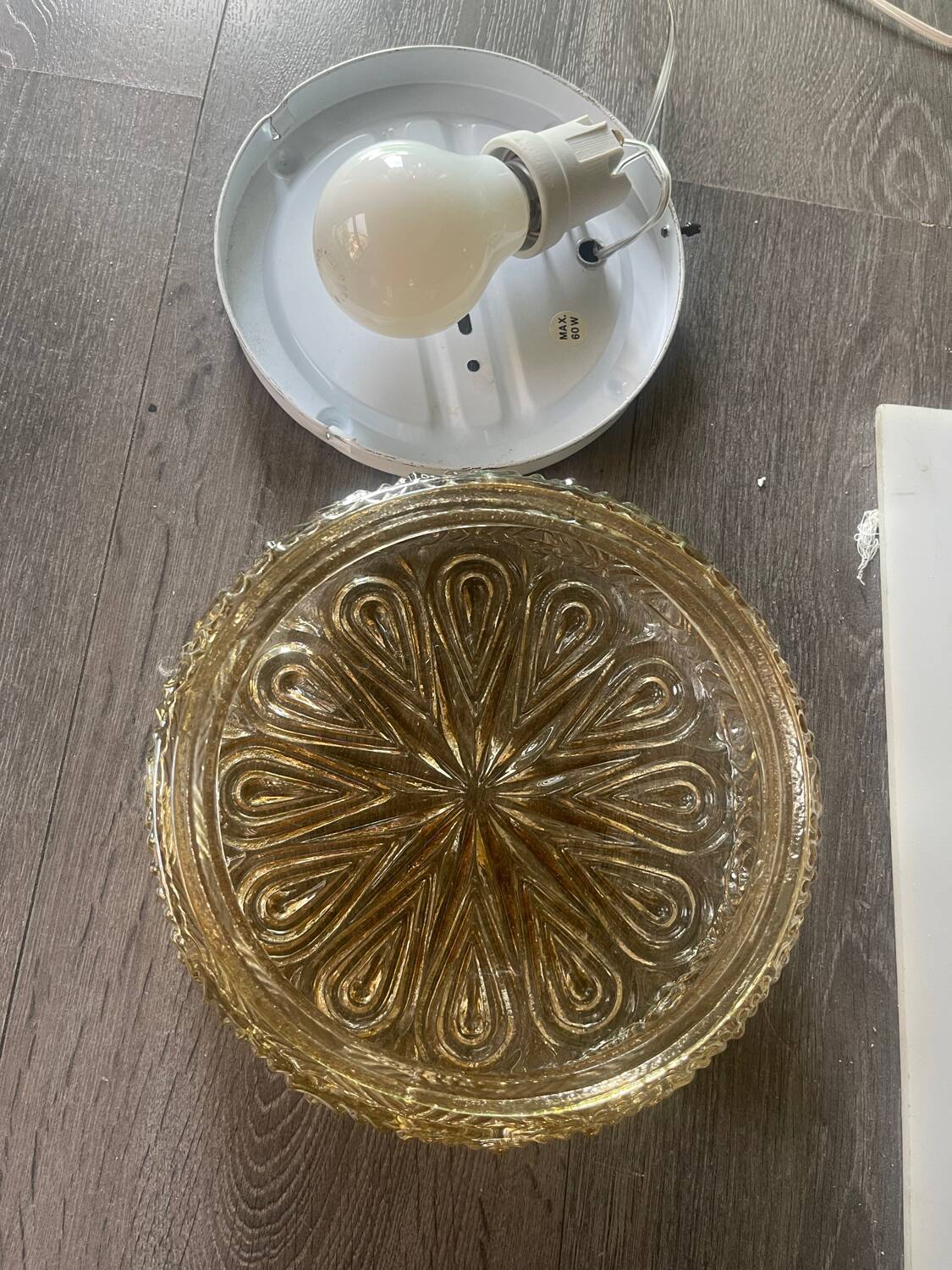 Crystal Glass Sconces Set of 2 /Wall lights by Staff Germany 1970’s