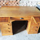 Former master's desk in solid wood