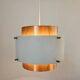 Rare Midcentury Pendant in style of Jo Hammerborg, Denmark, 1970s