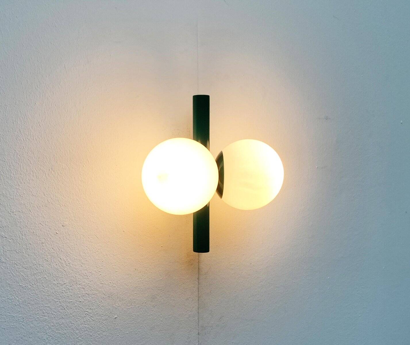 Mid-century German space age wall lamp by Kaiser Idell / Kaiser Leuchten.
