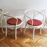 Set of four 1980's chairs by TON