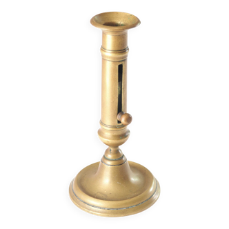 Brass candle holder bobèche