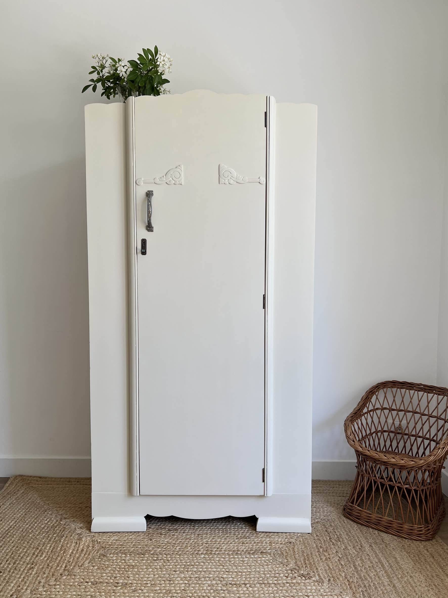 English Art Deco wardrobe