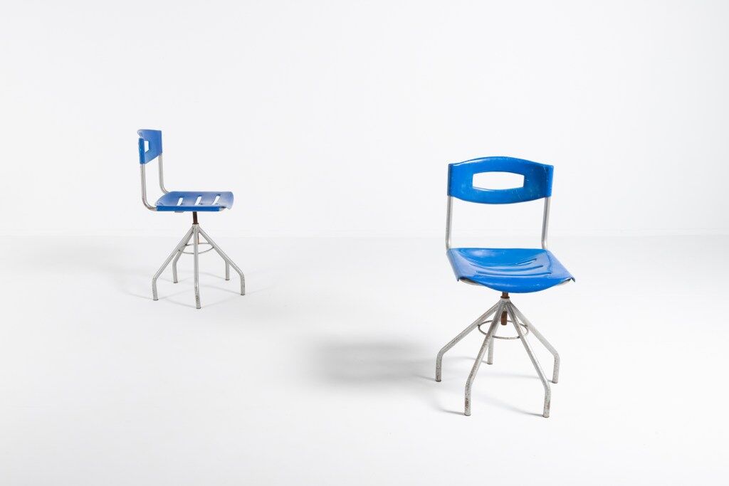 Vintage industrial stool