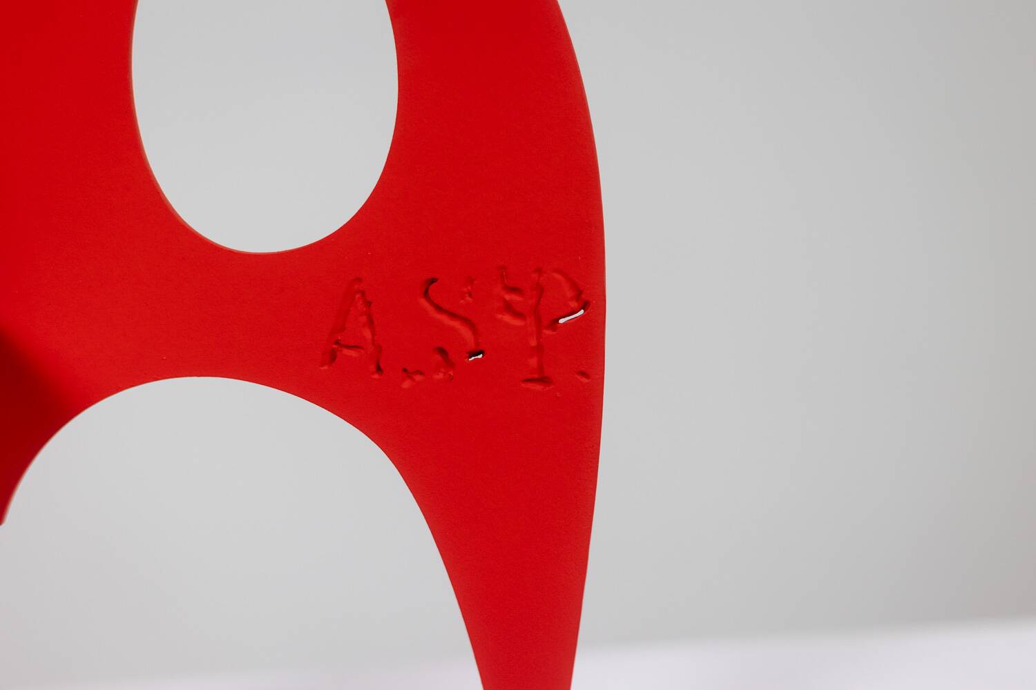 Antonine de Saint Pierre. Red “Anna” sculpture. Contemporary.