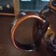 Vintage ceramic ball teapot