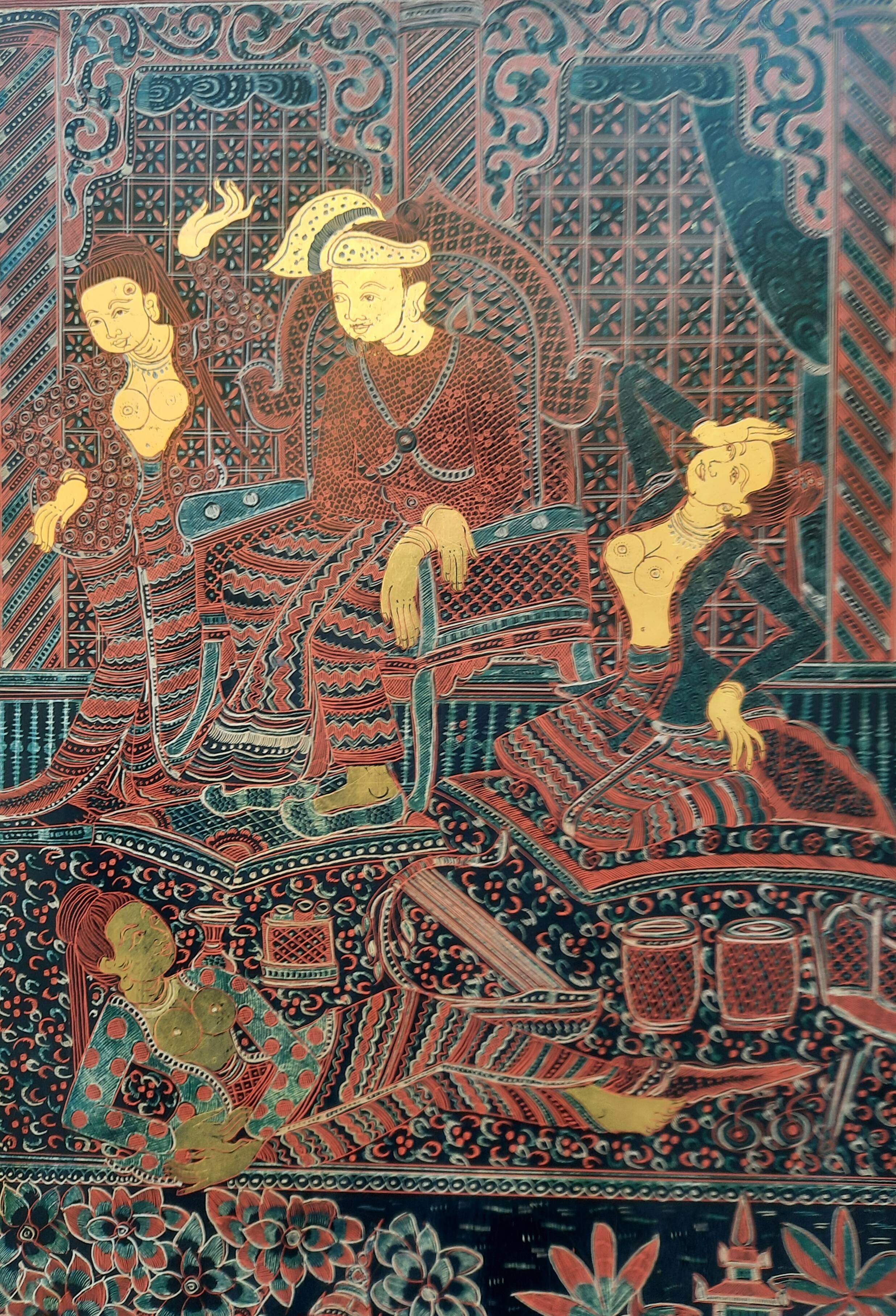 Large extreme orirntal screen