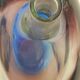 Jean-Claude Novaro Biot glass bottle vase (1943-2014)