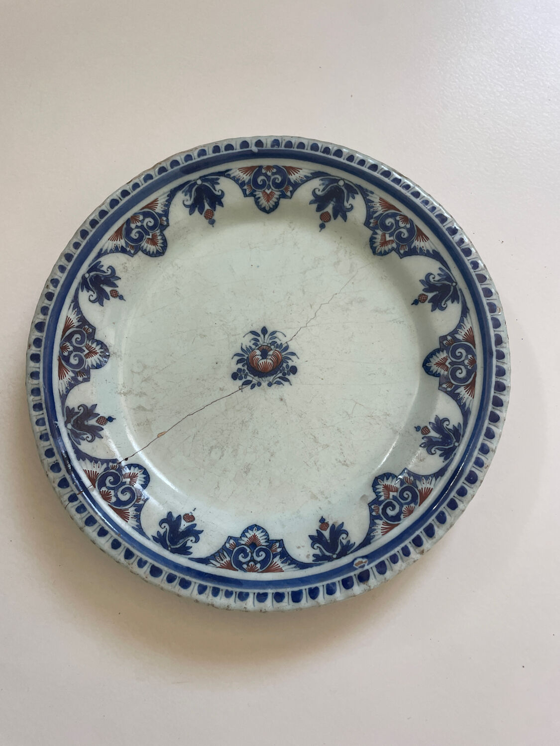 Antique plate