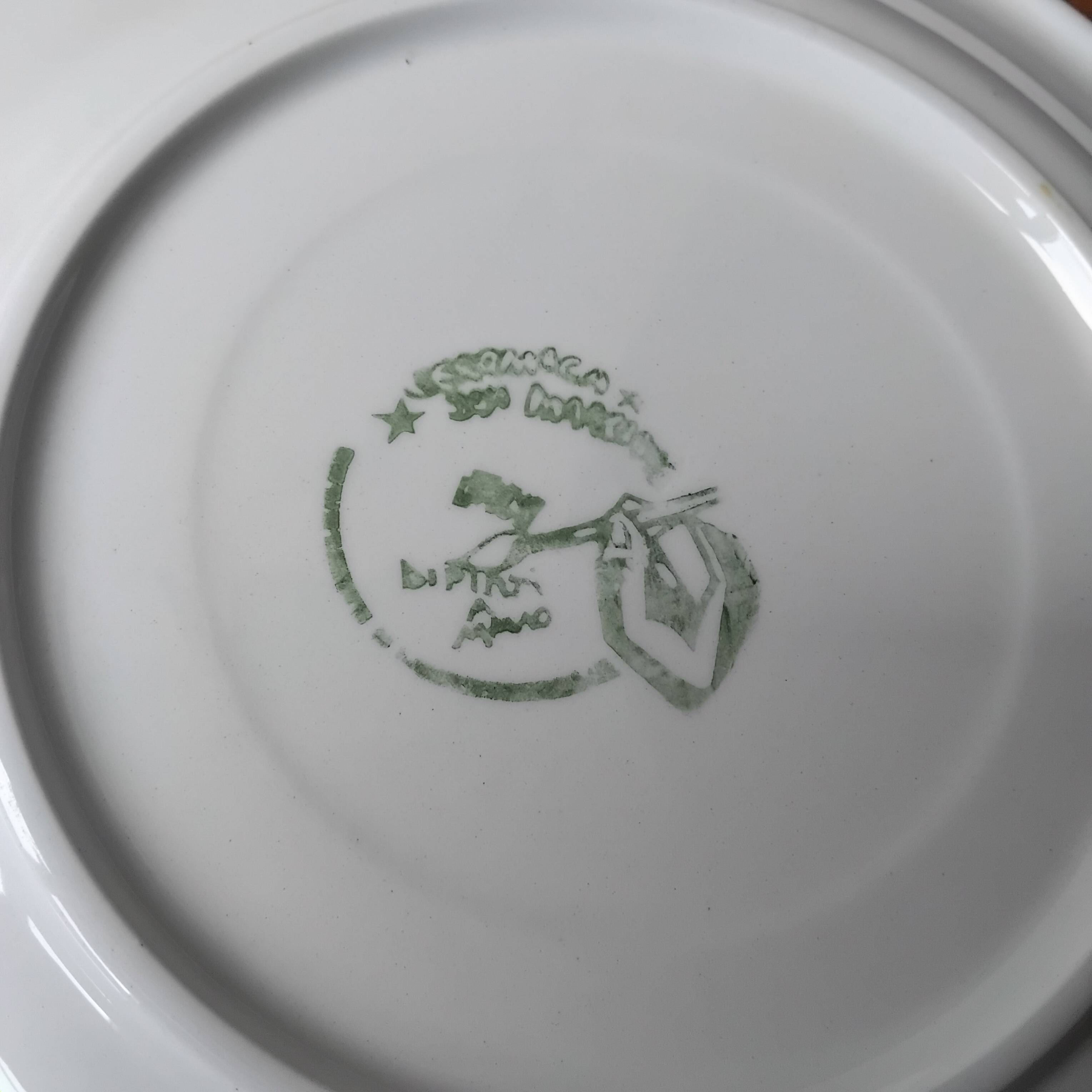 Set de 6 assiettes plates en céramique San Marciano