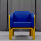 Pair of leather armchairs 1970