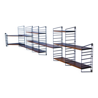 Dutch modular shelving unit by A. Dekker for Tomado, 1960s