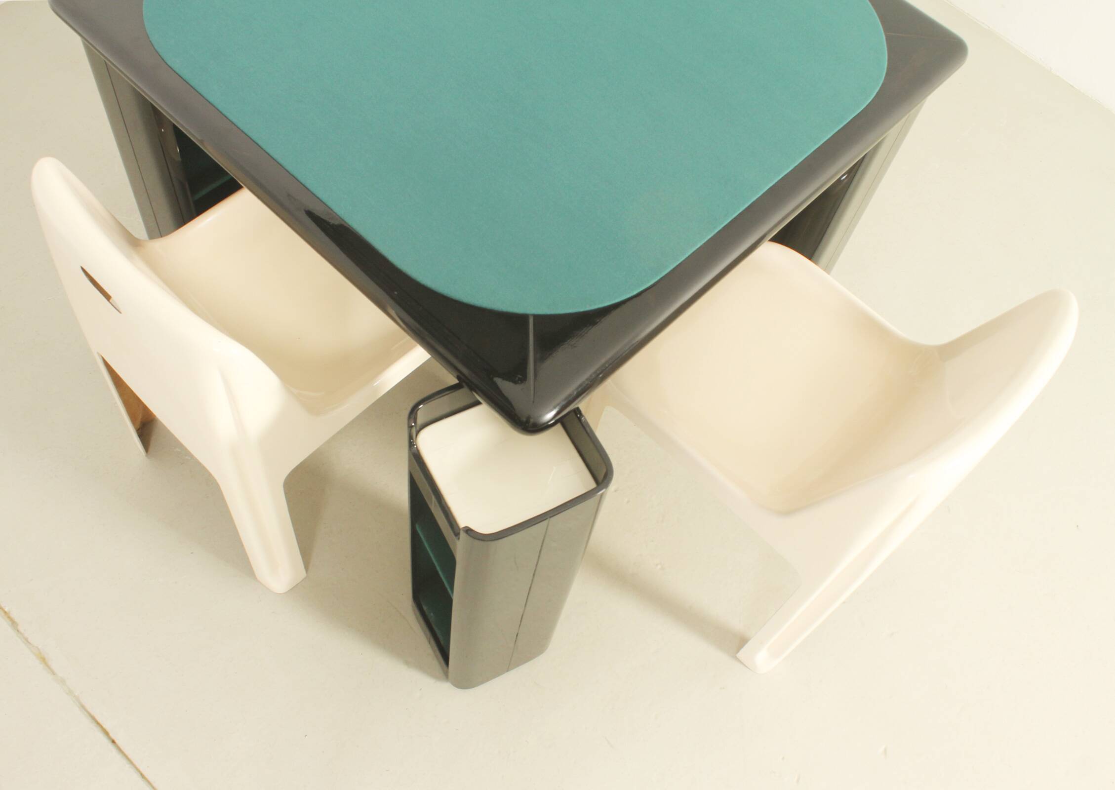 Game table by Pierluigi Molinari for Pozzi, Italy, 1970