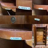 Art Deco student cabinet in walnut