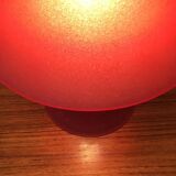 Vintage glass mushroom table lamp