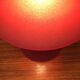 Lampe de table champignon en verre vintage