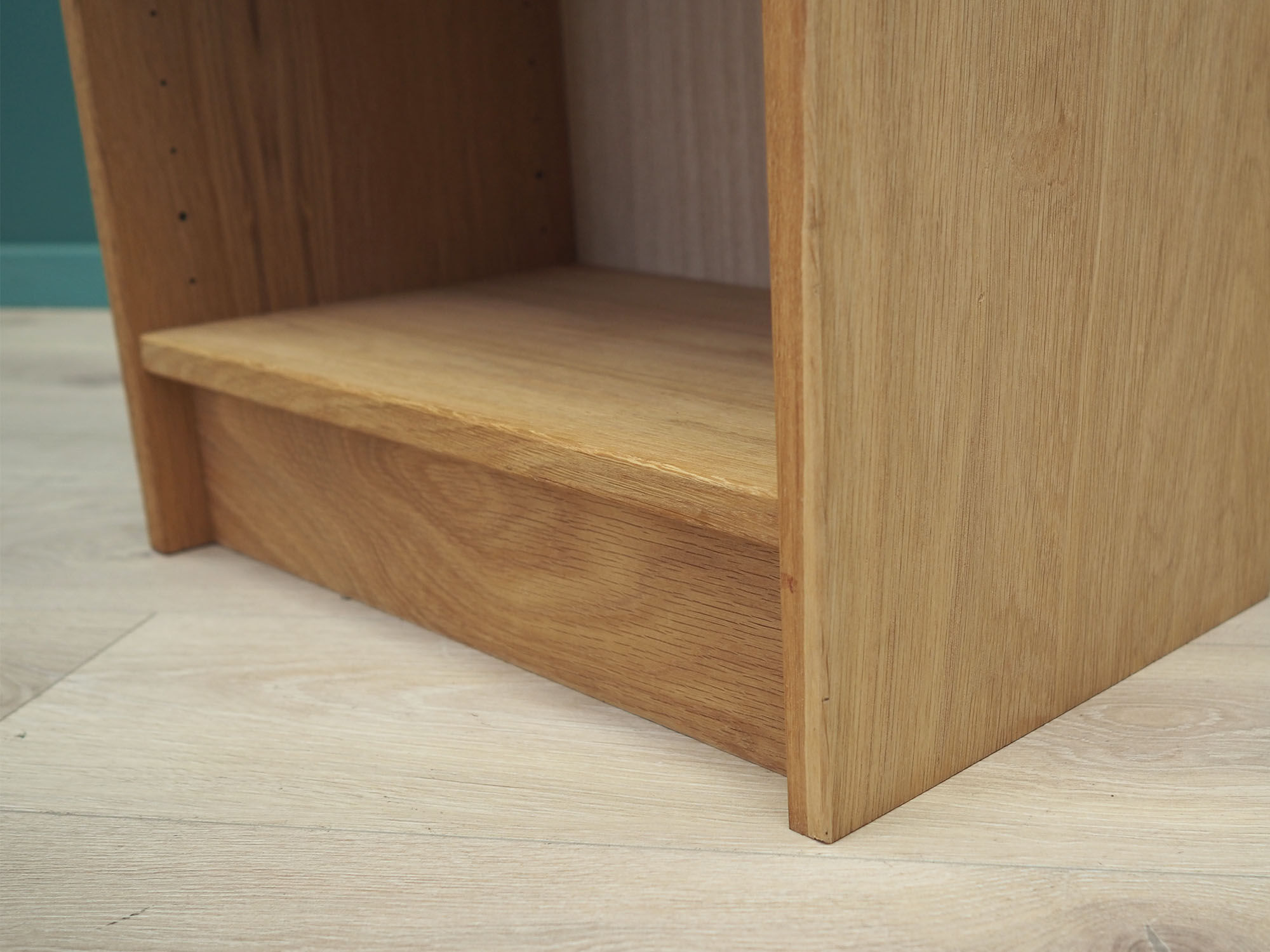 Ash bookcase, Danish design, 1960s, manufactured by Ansager Møbler