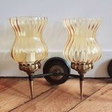 Four wall lights. 1950s