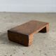 Tabouret d'appoint en teck asiatique blond