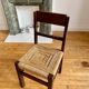 Paire de chaises bois et corde