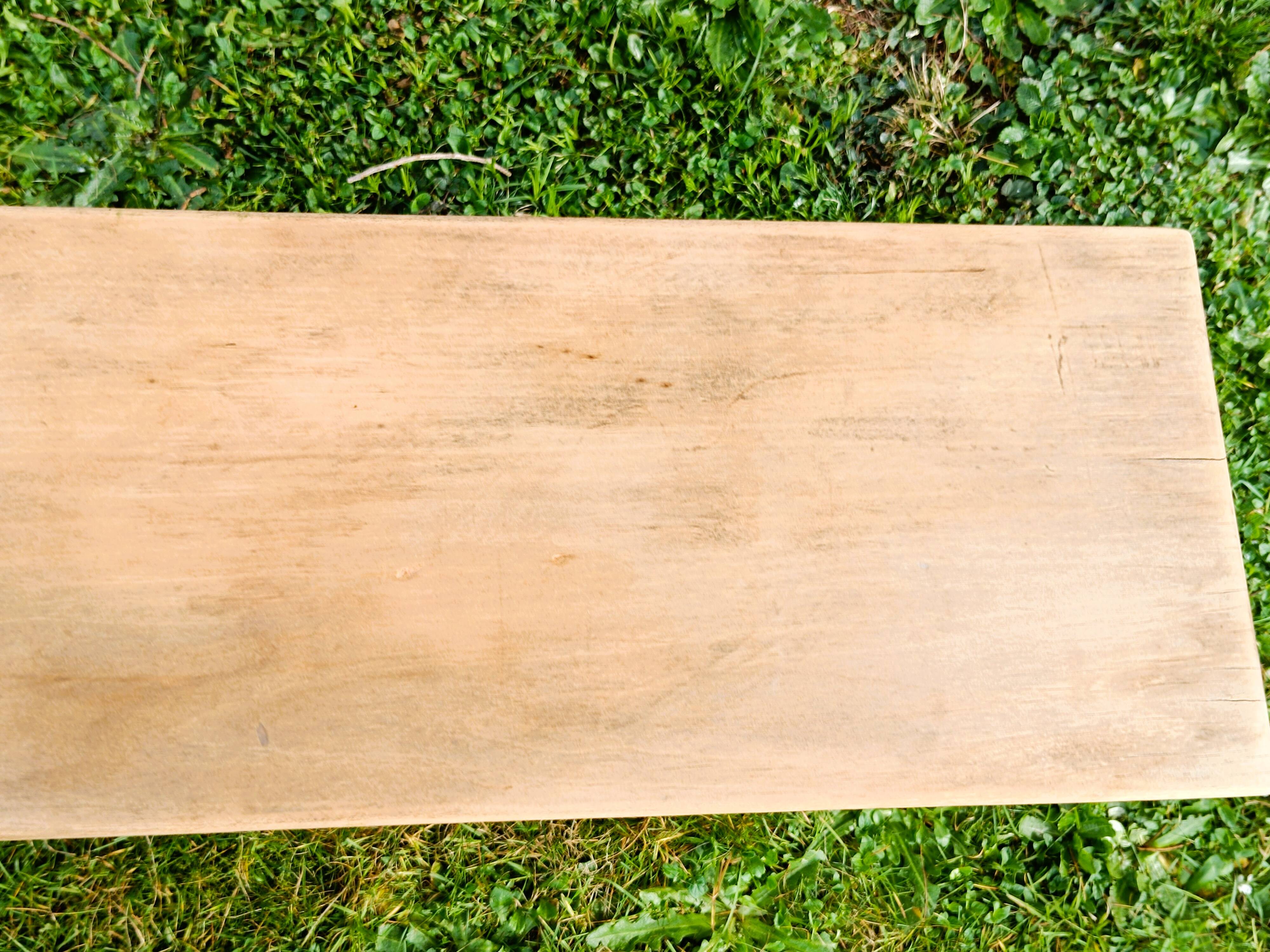 Antique bench in solid beech