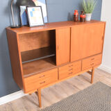 Danish teak sideboard cabinet 1960s