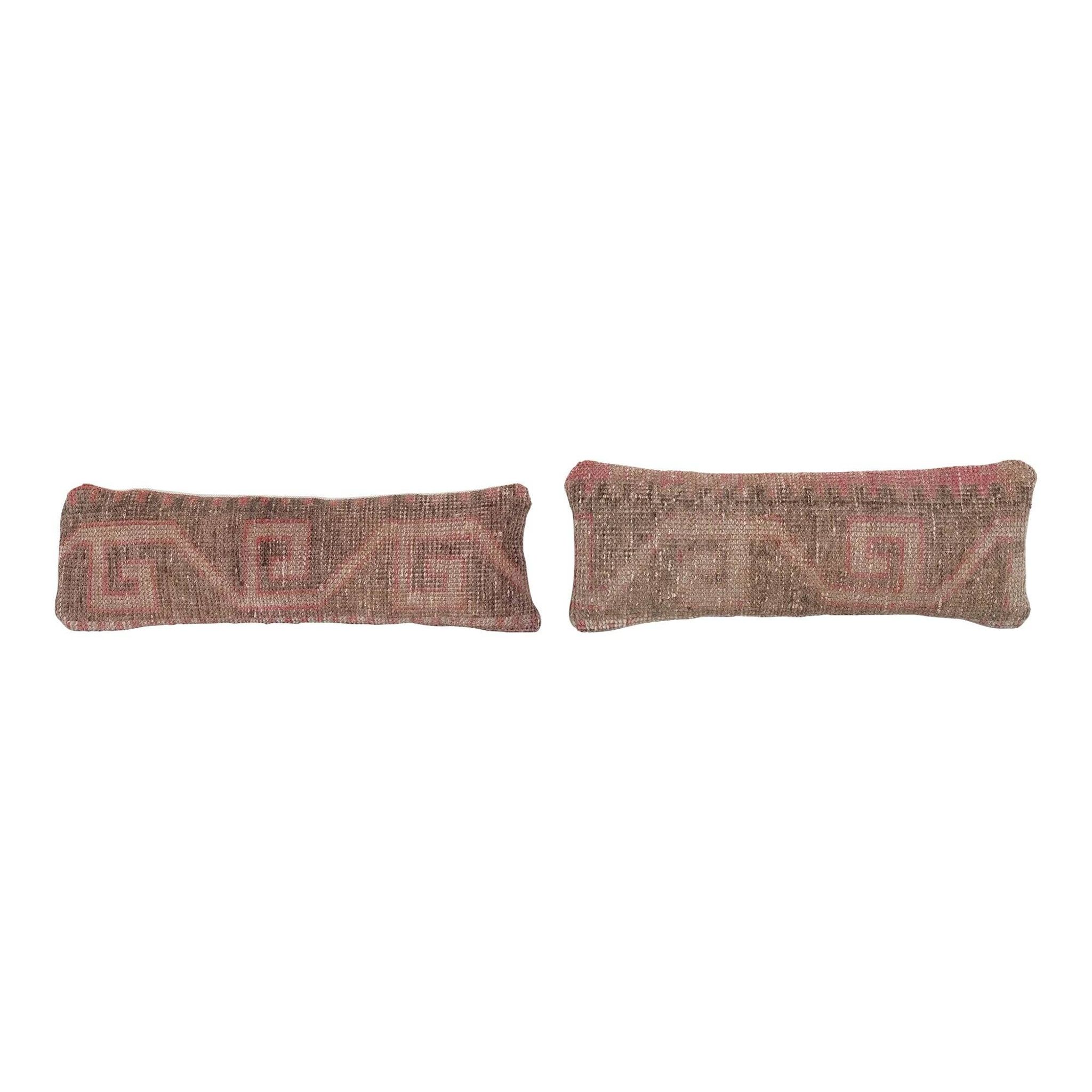 Set of 2 vintage Turkish cushion covers 23x56 cm