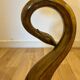 Lampe de table, sculpture cygne, par Regina, Italie 1970