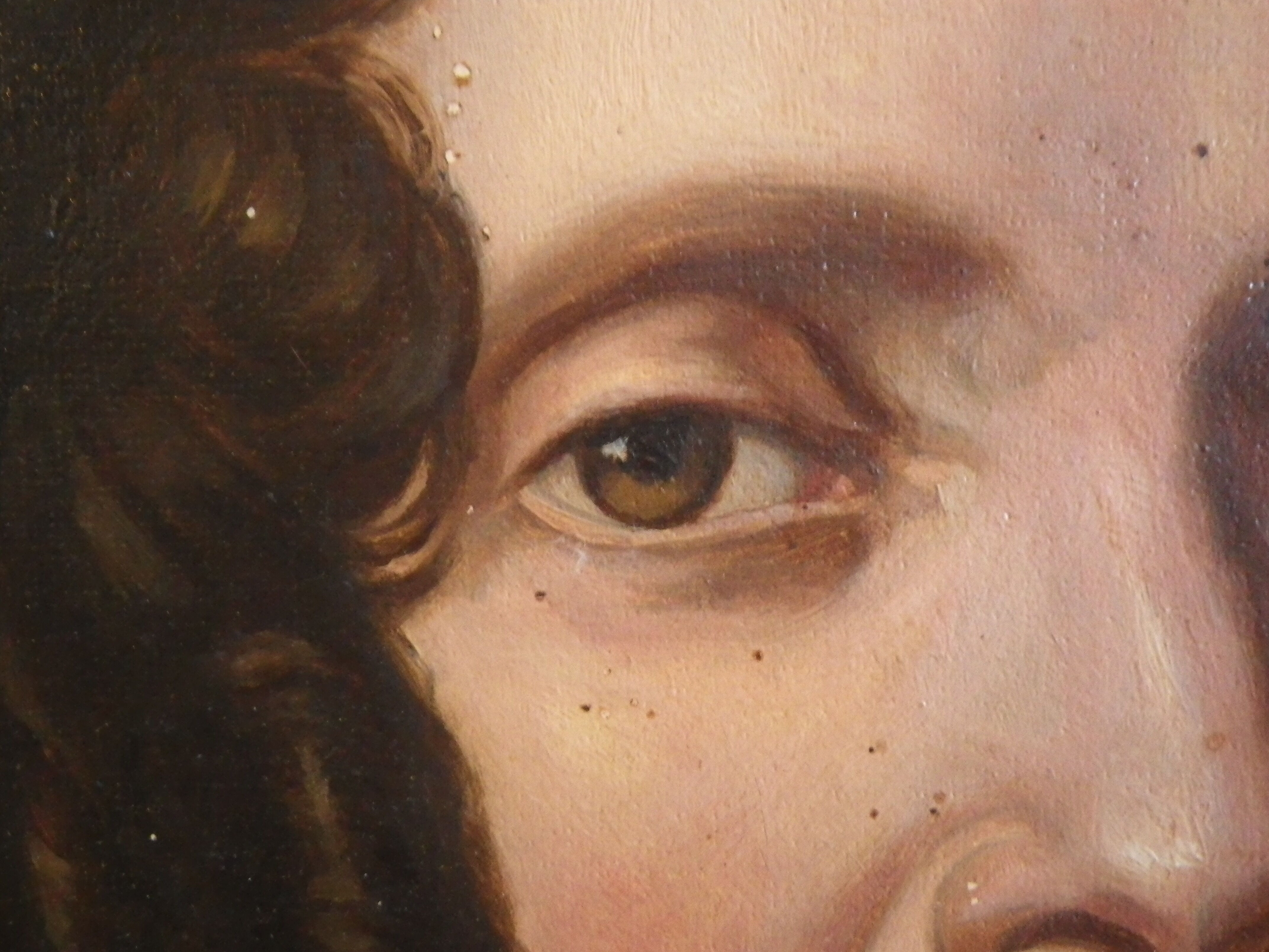 Portrait painting Léontine de Castelbajac