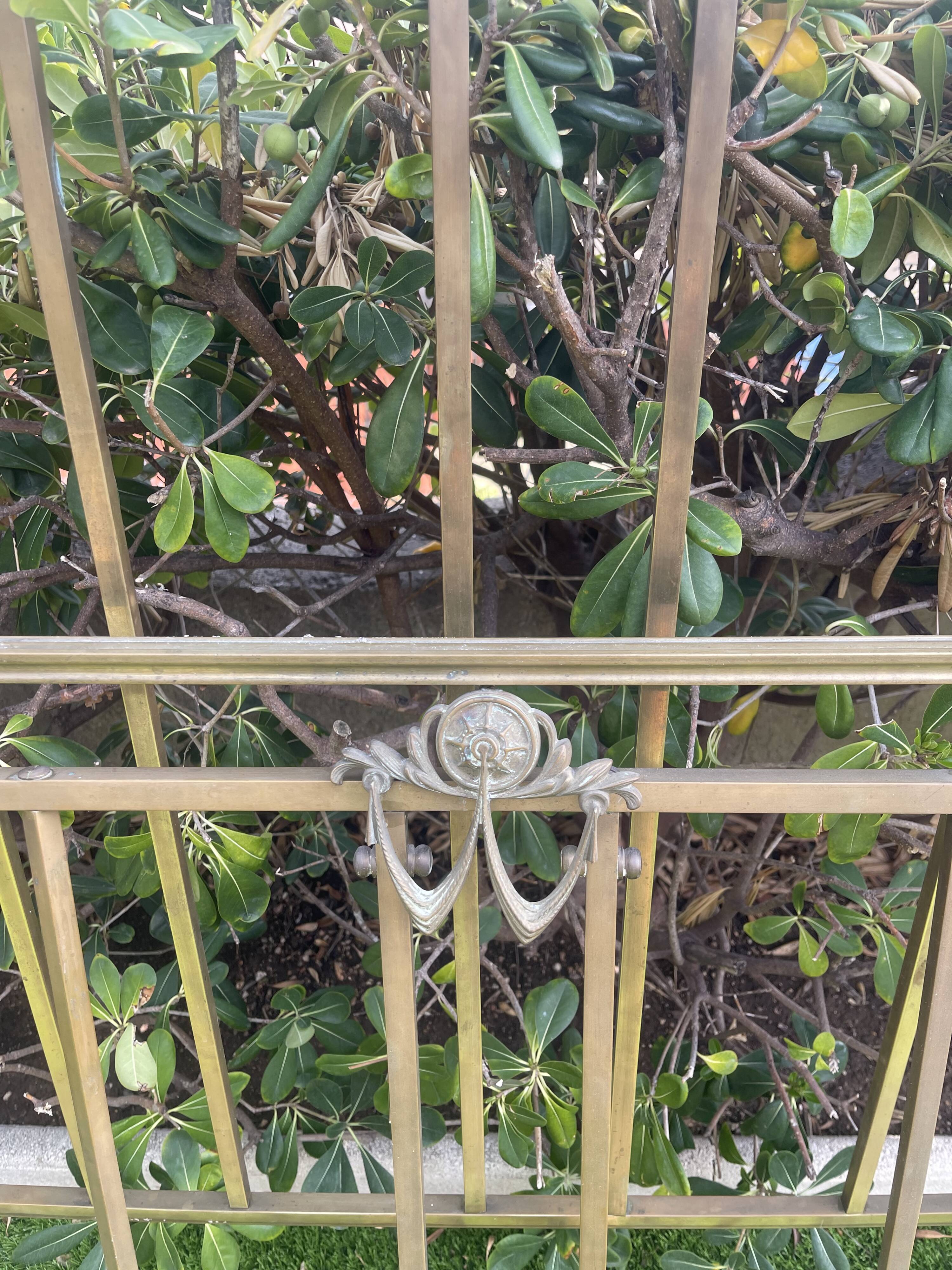 Brass bed
