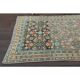 Vintage Turkish Oushak Handmade Wool Cotton Brown Runner Rug 118x301