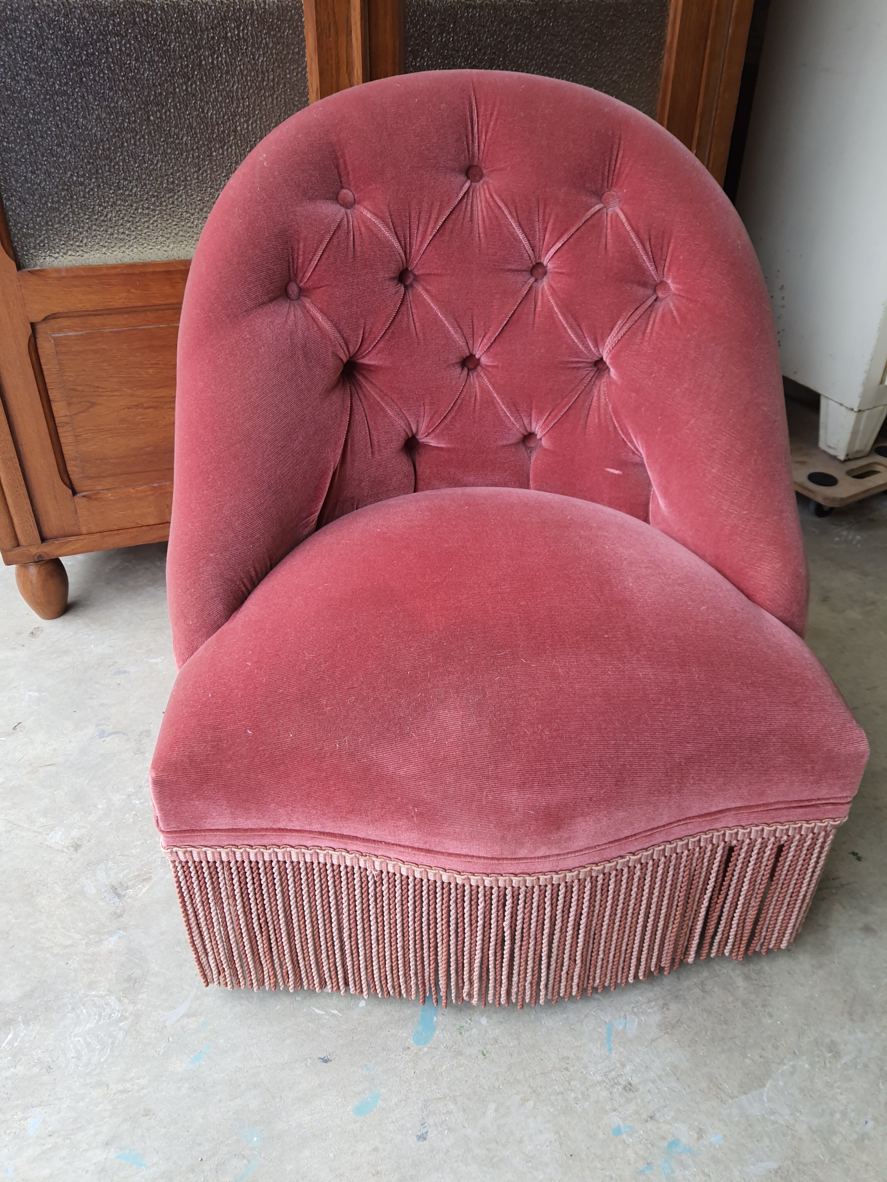 Vintage toad armchair