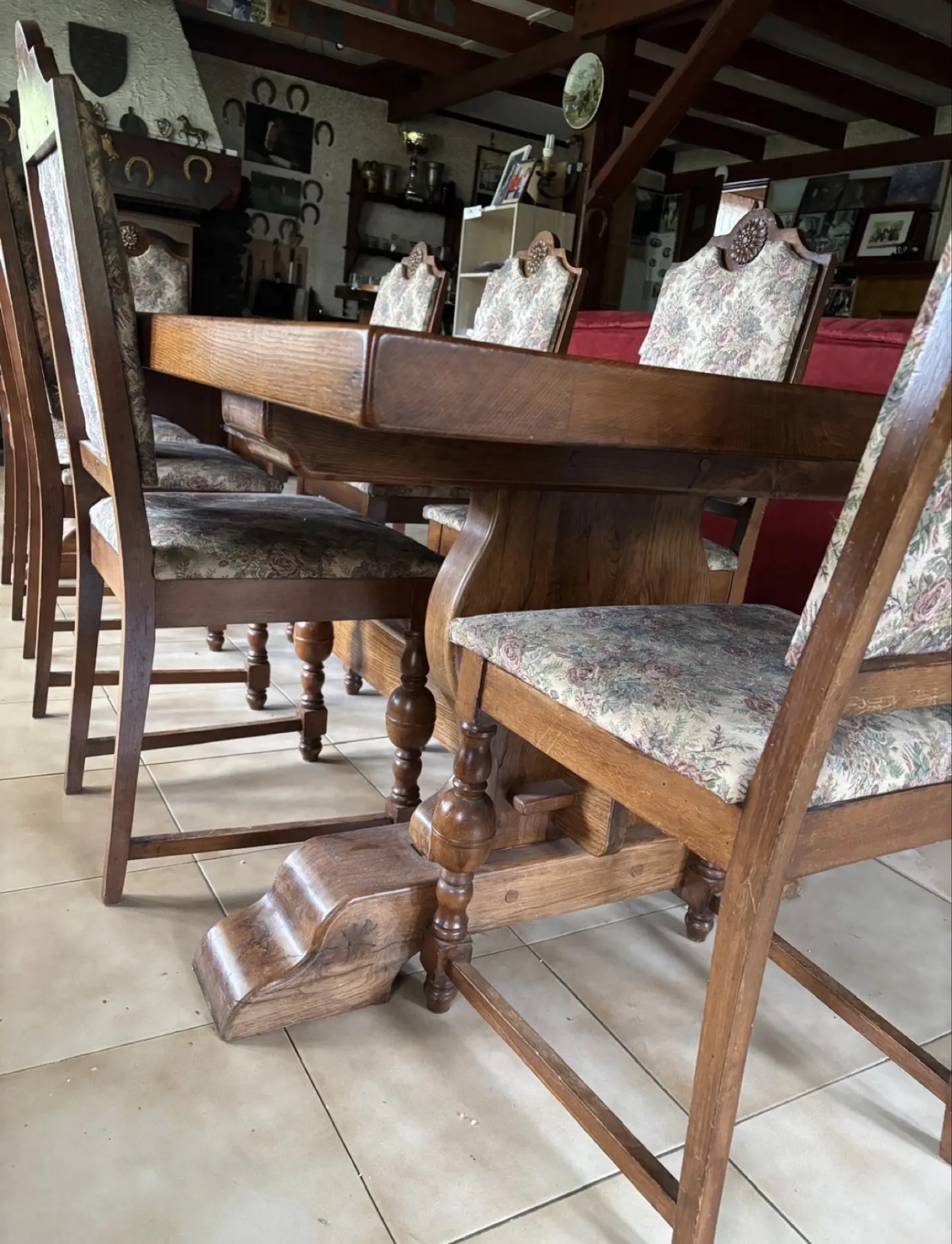 Table and chairs