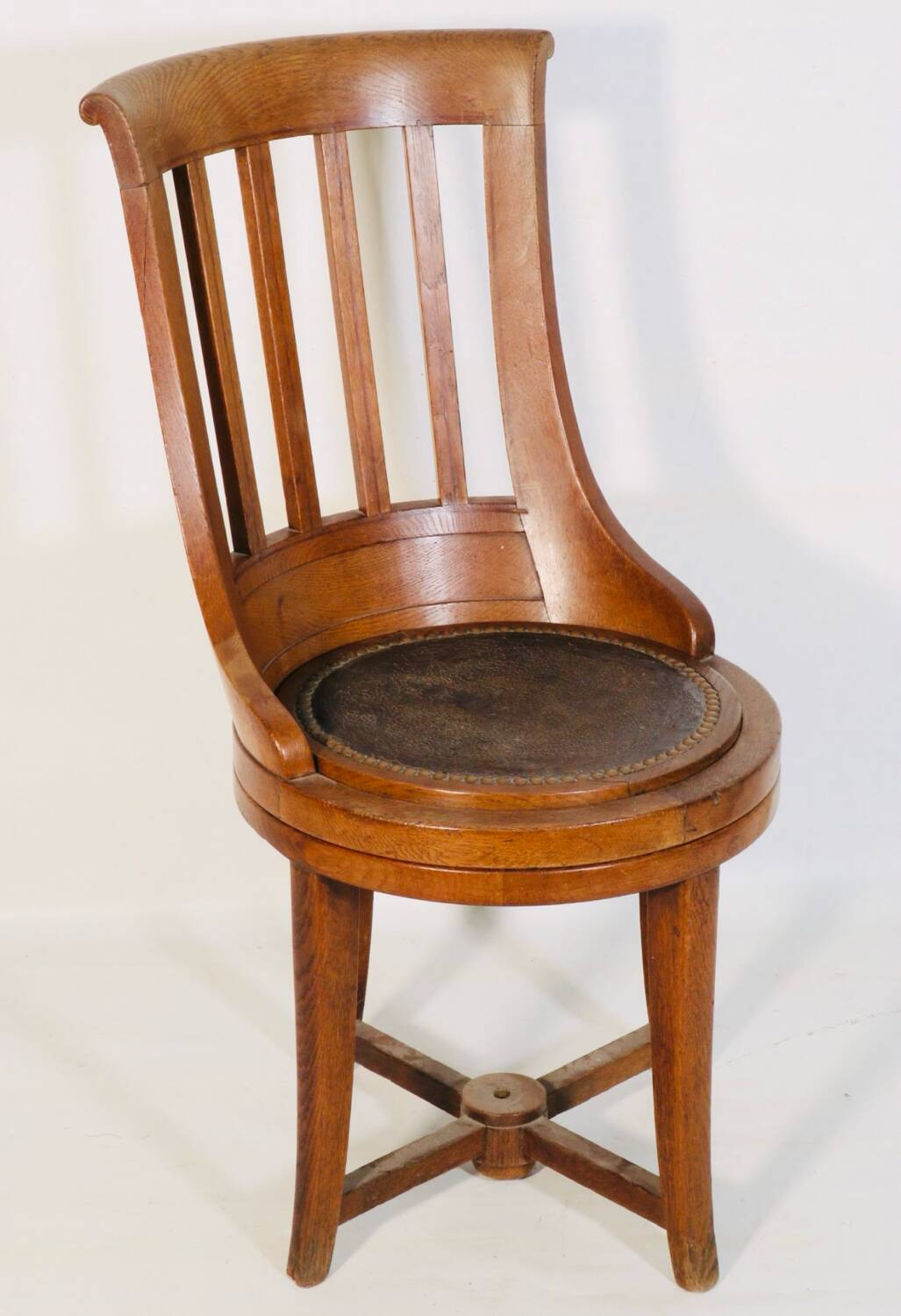 fauteuil chaise bureau gondole tournant 19e louis XV excellent état