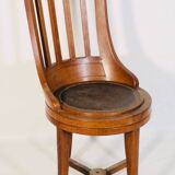 fauteuil chaise bureau gondole tournant 19e louis XV excellent état