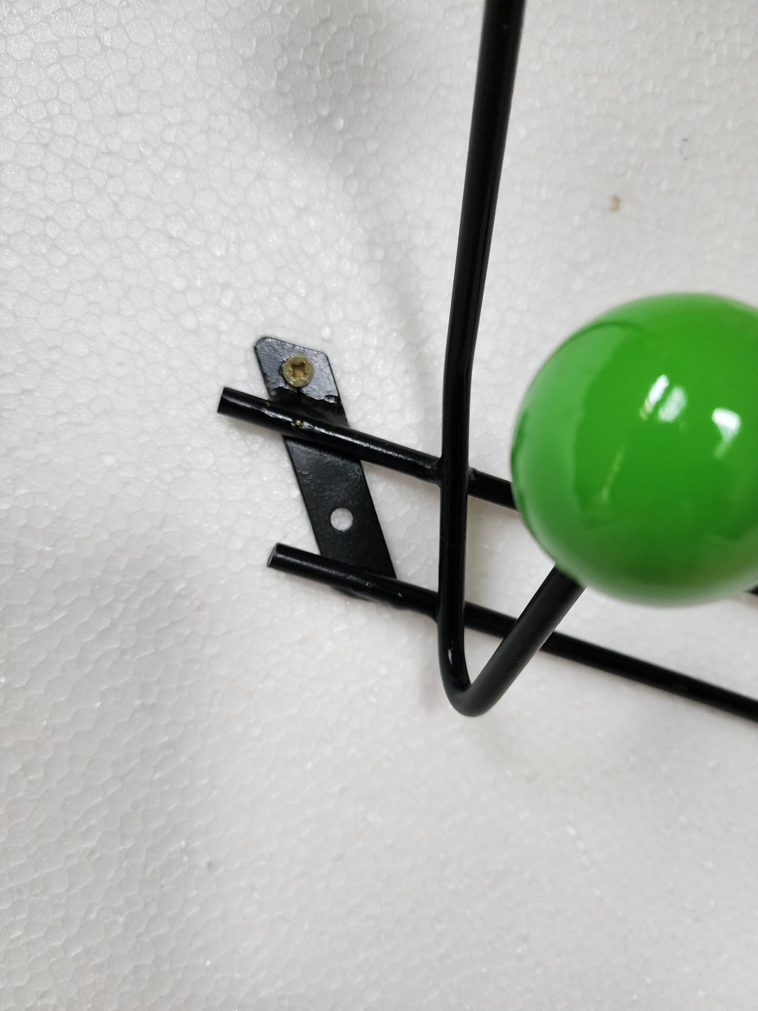Vintage wall coat rack