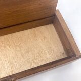 Small box with wood and bone marquetry, 1950s