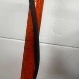 Vintage 70s floor lamp with orange trumpet base