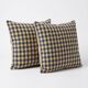 Set of 2 vintage kilim cushion covers 38x41 cm