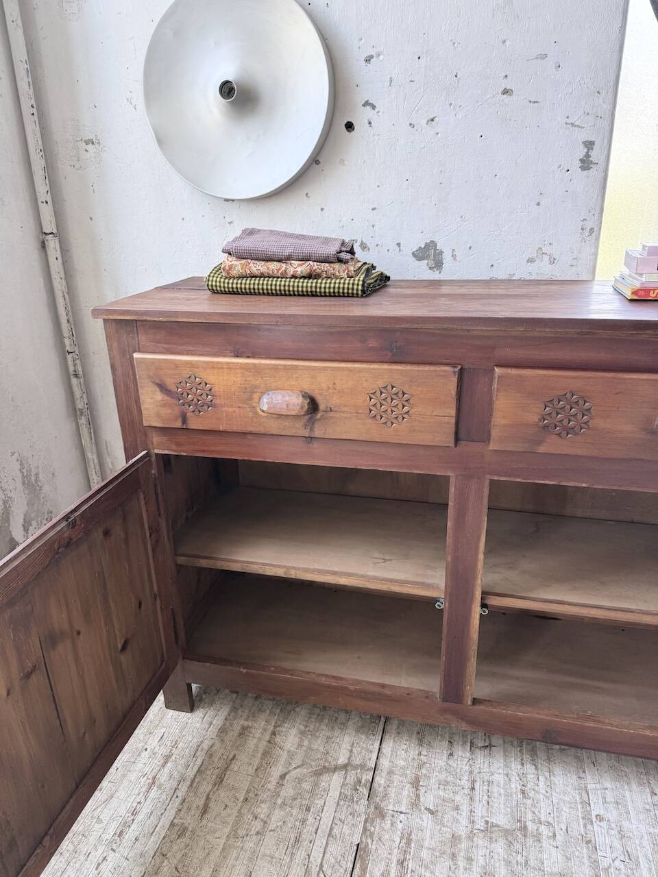 Jam cupboard, popular Savoyard art, 1950s.