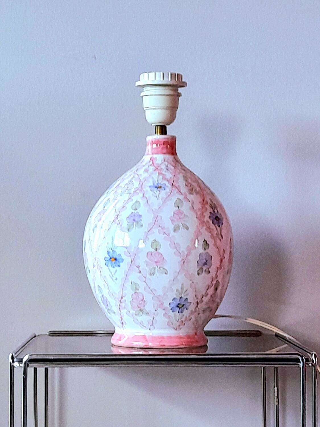 Ceramic lamp base