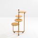 André Groult four-tiered stand in maple and beech around 1920