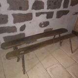 Pair of rustic benches