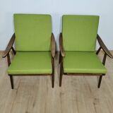 Lounge chairs by Ton, Set of 2