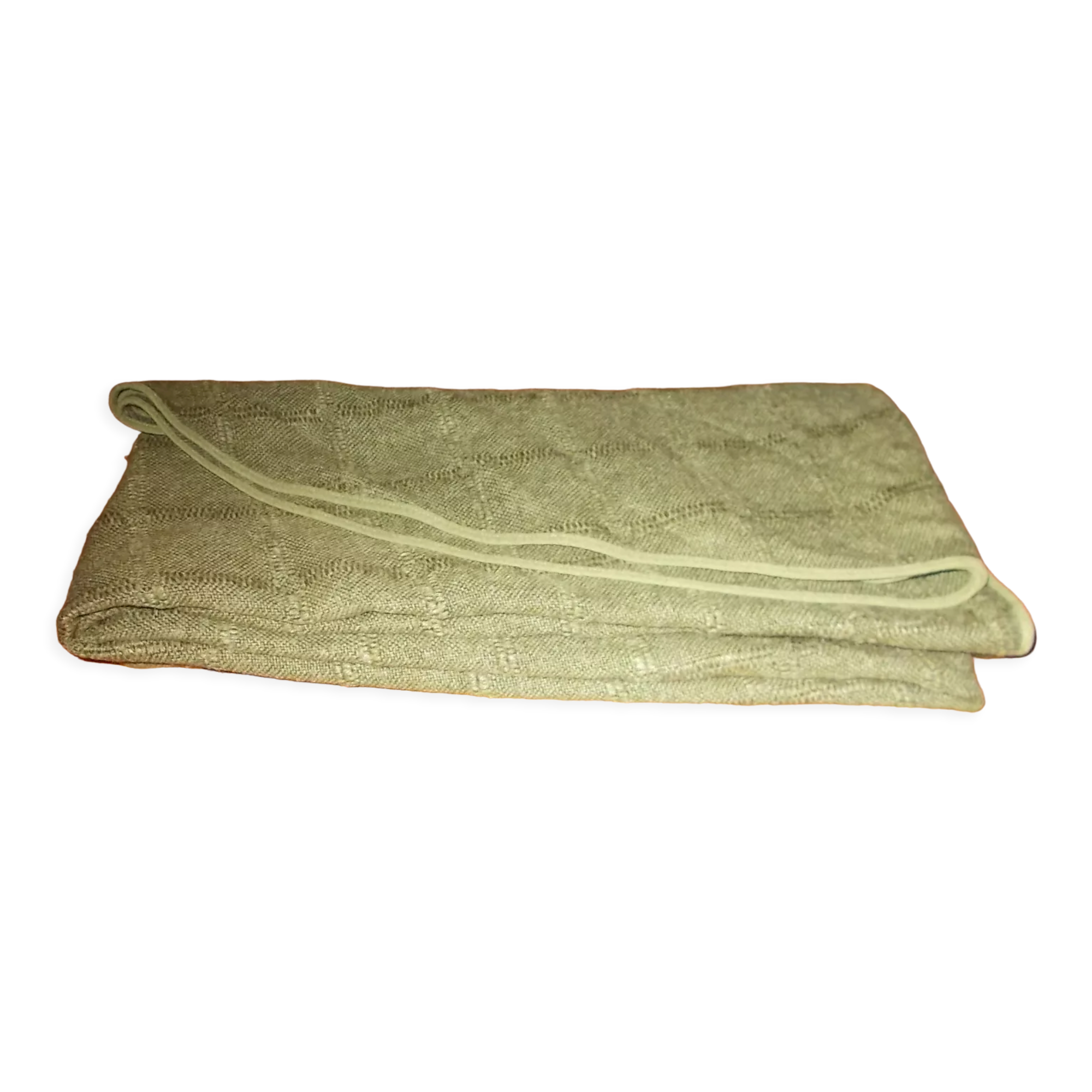 Round tablecloth 184 x 174 green-khaki