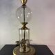 Lamp See Delmas glass and brass, vintage design