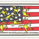 Affiche offset Keith Haring