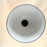 Industrial swan neck desk lamp 1950 in polished metal Bauhaus type